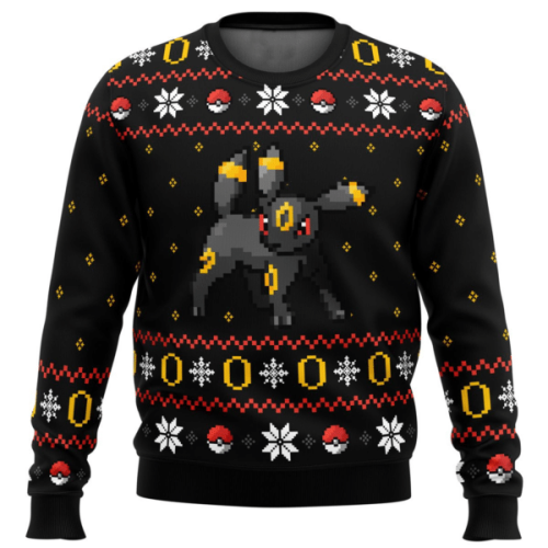 Pokemon Anime Umbreon Ugly Sweater: Perfect Gift for Pokemon Fans 16 Unique Designs