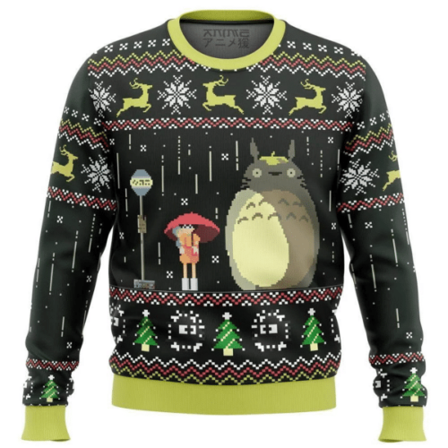 My Neighbor Totoro Anime Ugly Sweater: Perfect Gift for Fans