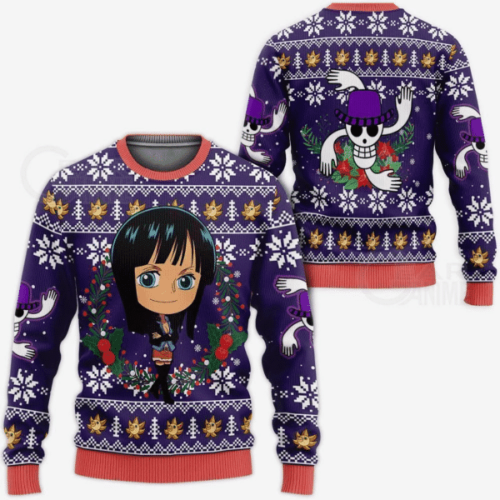 Unique One Piece Anime Nico Robin 29 Ugly Sweater – Perfect Gift for Fans!