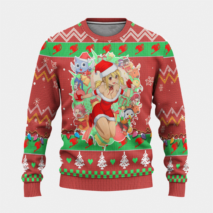 Fairy Tail Anime Christmas 7 Ugly Sweater Gifts – Perfect for Fans of Fairy Tail Anime!