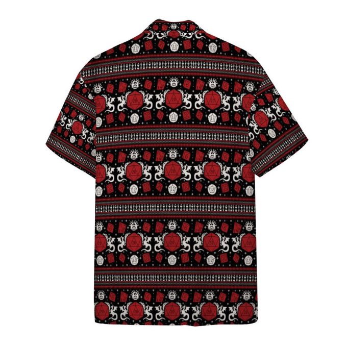 3D D&D Dungeons And Dragons Ugly Sweater Custom Hawaii Shirt