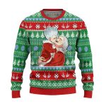 Anime Dr Stone Ugly Christmas Sweater – Byakuya X Senku All Over Print Sweatshirt