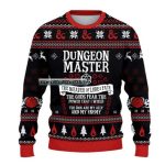 DnD Christmas Ugly Sweater, DnD Class Christmas Ugly Sweater Over Print, Dungeons and Dragons Ugly Christmas Sweater 3D Hoodie Sweatshirt