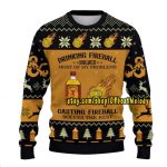DnD Fireball Ugly Christmas Sweater, Dungeons And Dragons I Said I Cast Fireball Friend Ugly Sweater, DnD And Fireball Lovers Ugly Sweater
