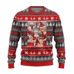 Get Festive with the Dr Stone Anime Ugly Christmas Sweater – All Over Print Sweatshirt!
