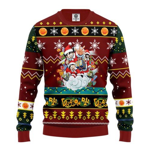 Dragon Ball Christmas For Unisex Ugly Christmas Sweater, All Over Print Sweatshirt