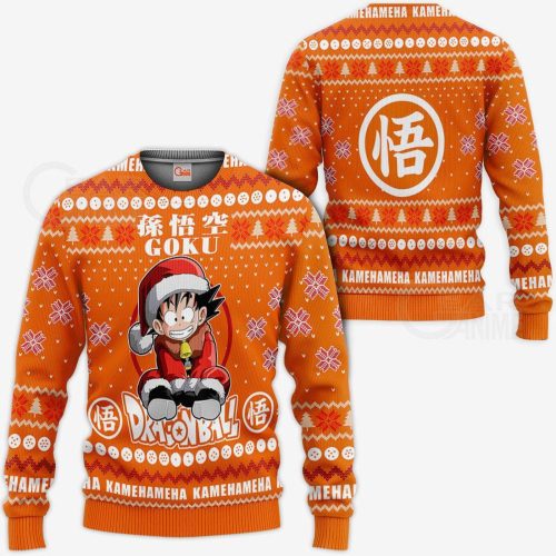 Dragon Ball Goku Ugly Christmas Sweater