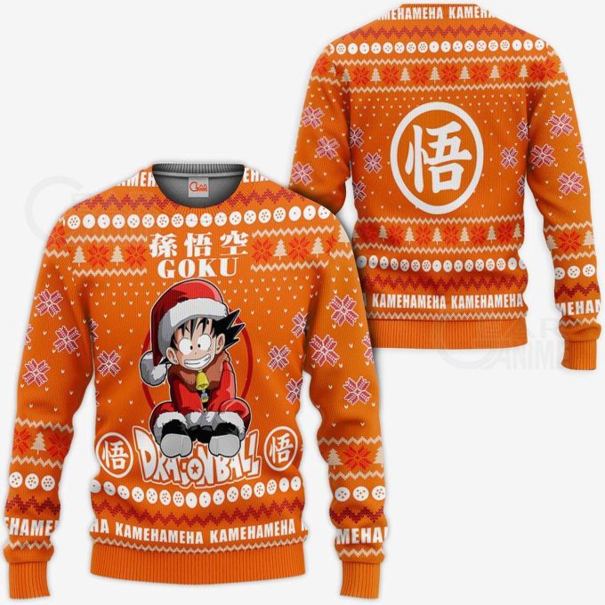 Dragon Ball Goku Ugly Christmas Sweater