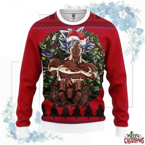 Dragon Ball Instinct Goku Ugly Christmas Sweater