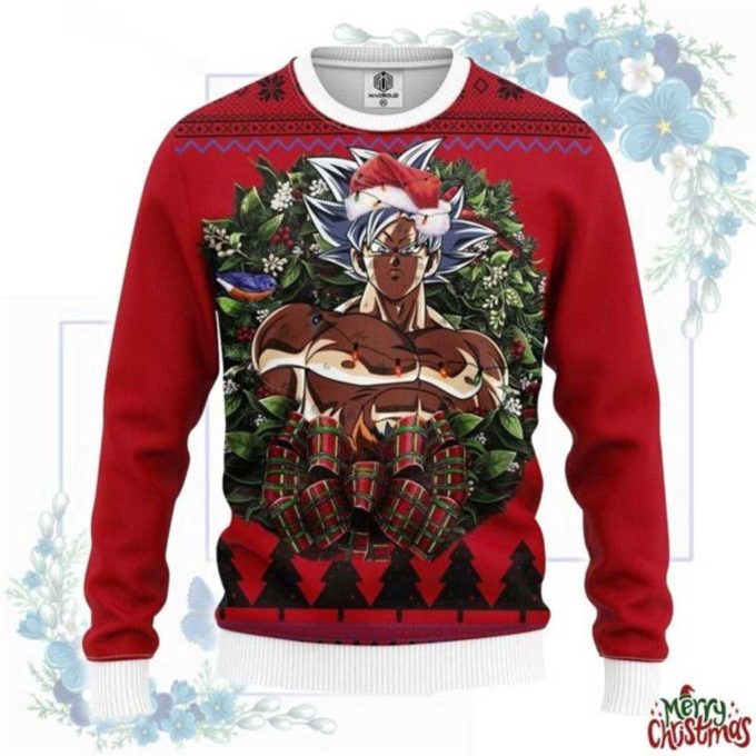 Dragon Ball Instinct Goku Ugly Christmas Sweater