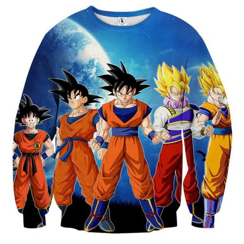 Dragon Ball Z Goku Ugly Christmas Sweater, All Over Print Sweatshirt