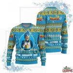 Dragon Ball Z Vegeta Kamehameha Ugly Christmas Sweater