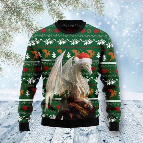 Dragon Christmas sweater