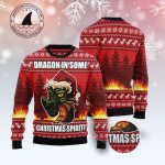 Dragon In Some Christmas Spirit Ugly Christmas Sweater