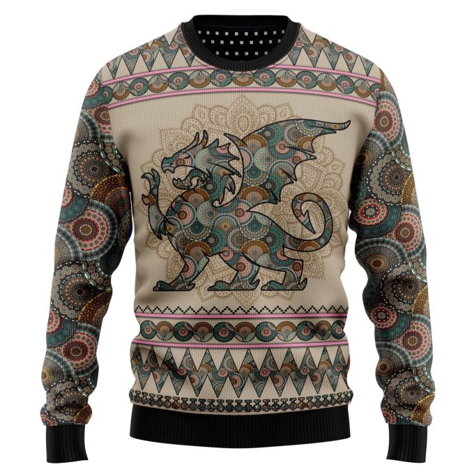 Dragon Mandala T210 Ugly Christmas Sweater –  Best Gift For Christmas, Noel Malalan – Christmas Signature