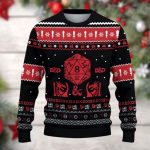 Dragon Ugly Christmas Sweater, Dnd Ugly Sweater Gift for Christmas