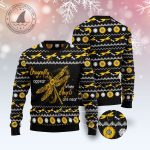 Dragonfly Sunflower Ugly Christmas Sweater