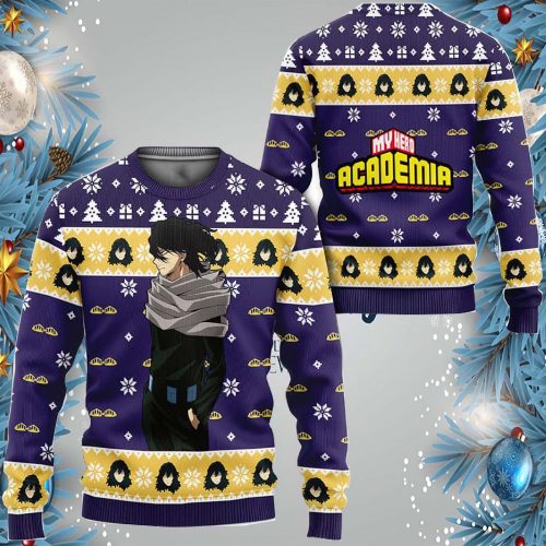 Get Festive with Eraser Head Anime Ugly Christmas Sweater – Perfect Holiday Gift!
