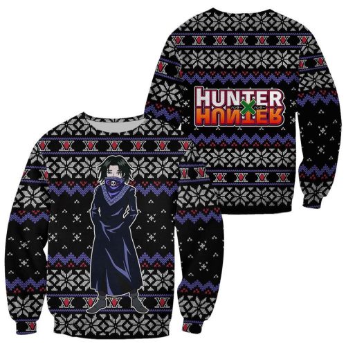 Feitan Hunter X Hunter Ugly Christmas Sweater – Stylish Anime-Inspired Holiday Apparel