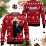 Fullmetal Alchemist Olivier Mira Armstrong Anime Ugly Christmas Sweater: Festive Cosplay Apparel