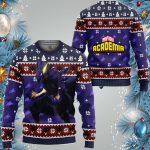 Fumikage Tokoyami Ugly Christmas Sweater: Anime-themed Festive Attire