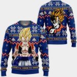 Gogeta Ugly Christmas Sweater Anime Dragon Ball Xmas Gifts 1k92,Dragon Ball Anime Xmas Christmas Gift Fan