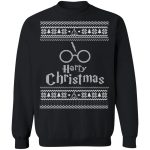 Harry Potter Wizard Movie Ugly Christmas Sweater, Long Sleeve