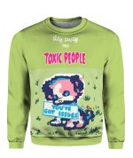 Harry Styles green stay away from toxic people Christmas sweater