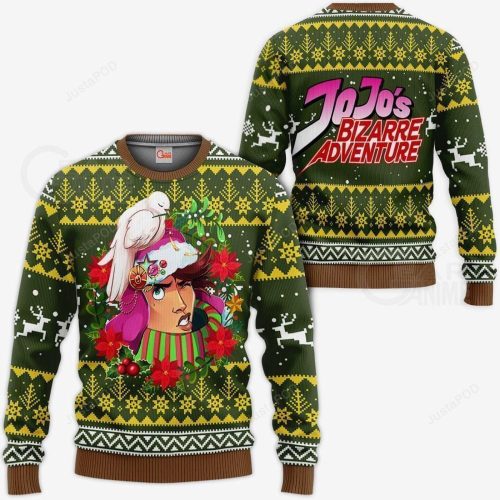 Joseph Joestar JoJo s Ugly Christmas Sweater – Anime-Inspired Festive Wear