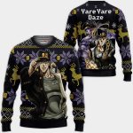 Jotaro Kujo Yare Yare Daze Custom JoJo s Anime Ugly Christmas Sweater – All Over Print Sweatshirt