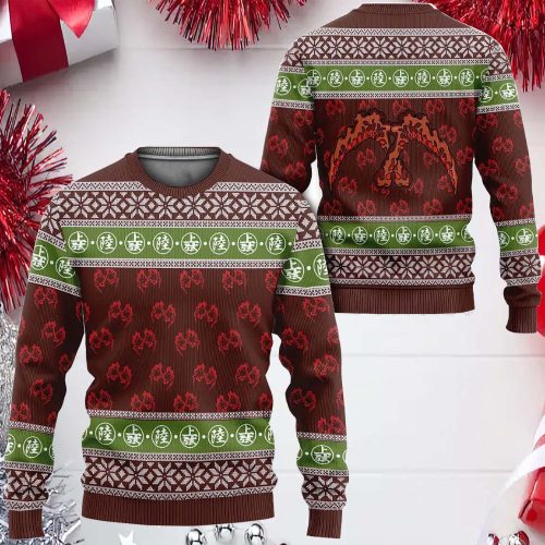 Kimetsu Gyutaro Anime Ugly Christmas Sweater – Festive & Stylish Holiday Attire