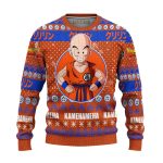 Krillin Dragon Ball Z For Unisex Ugly Christmas Sweater, All Over Print Sweatshirt