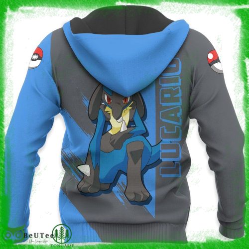 Lucario Hoodie: Pokemon Anime Shirts & Ugly Sweater – Stylish & Cozy Merchandise