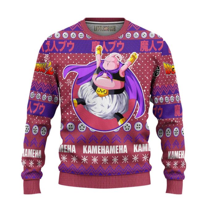 Majin Buu Dragon Ball Z Ugly Christmas Sweater