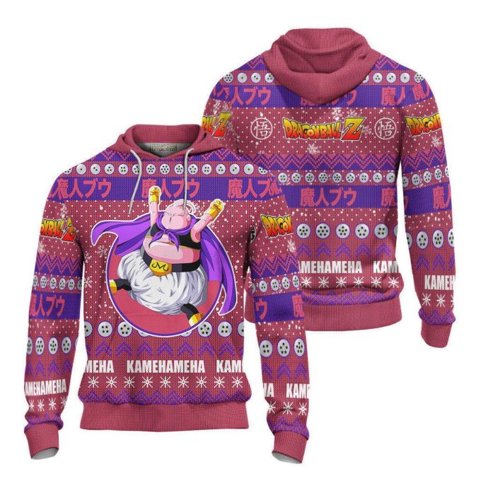 Majin Buu Dragon Ball Z Ugly Christmas Sweater