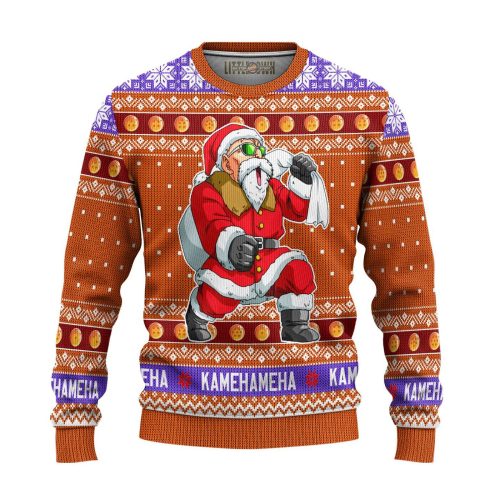 Master Roshi Dragon Ball For Unisex Ugly Christmas Sweater, All Over Print Sweatshirt