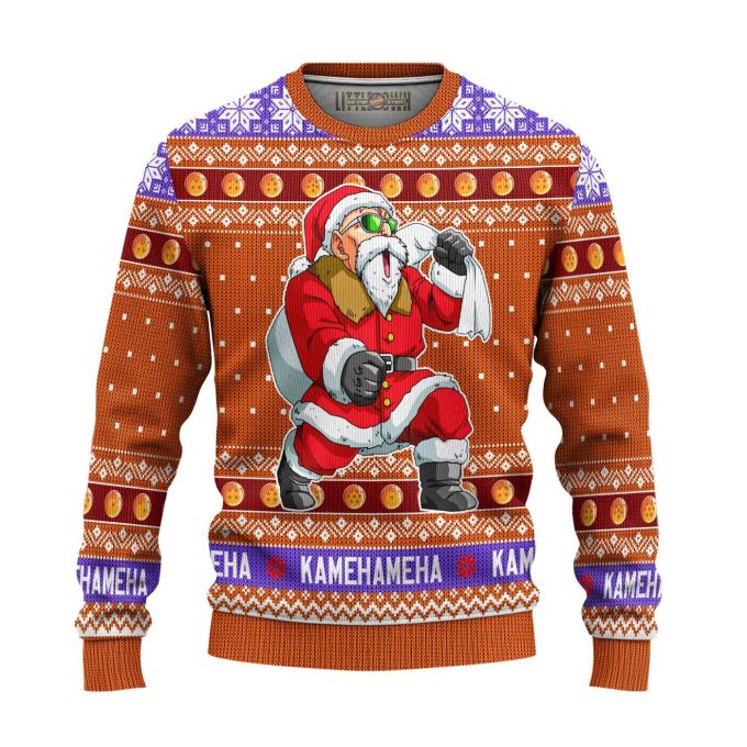 Master Roshi Dragon Ball For Unisex Ugly Christmas Sweater, All Over Print Sweatshirt