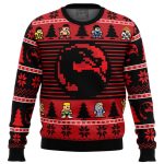 Mortal Kombat Ugly Christmas Sweatshirt |  Onaga The Dragon King Ugly Sweater