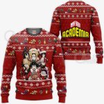 Get Festive with My Hero Academia Ugly Christmas Sweater Anime – Perfect Holiday Gift!