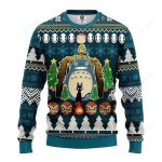 My Neighbor Is Totoro Ugly Christmas Sweater: Festive Anime Design