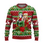 Naruto X Hinata Ugly Christmas Sweater – Anime All Over Print Sweatshirt