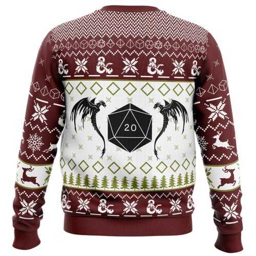 Nysekai “Have Yourself A Merry Little Crit-Mas Dungeons and Dragons Ugly” Christmas Sweater