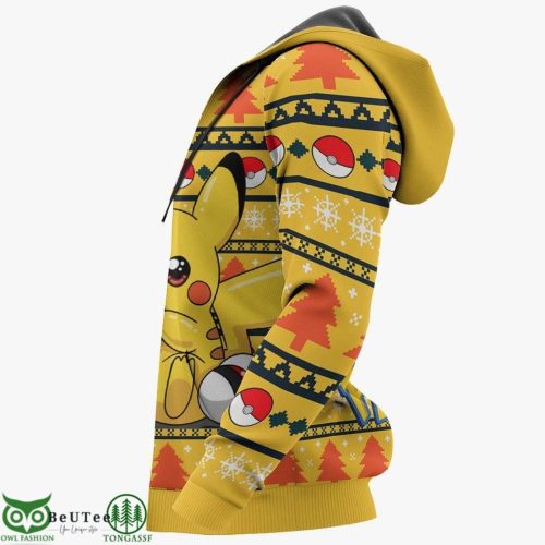 Pikachu Pokeball Anime Pokemon Hoodie – Fun & Festive Ugly Sweater