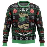 Roll Initiative Dungeons & Dragons For Unisex Ugly Christmas Sweater, All Over Print Sweatshirt