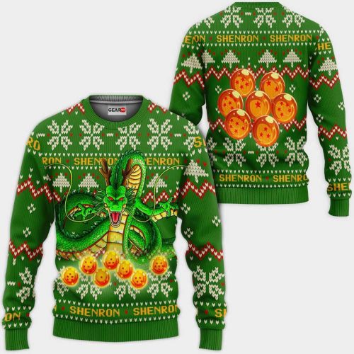 Shenron Dragon Ball Ugly Christmas Sweater, All Over Print Sweatshirt