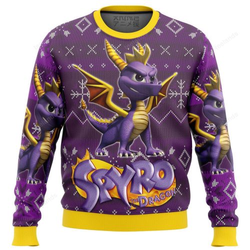 Spyro the dragon Christmas sweater