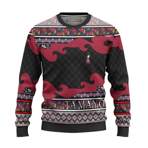 Get Festive with Tamayo Anime Ugly Christmas Sweater – All Over Print Sweatshirt