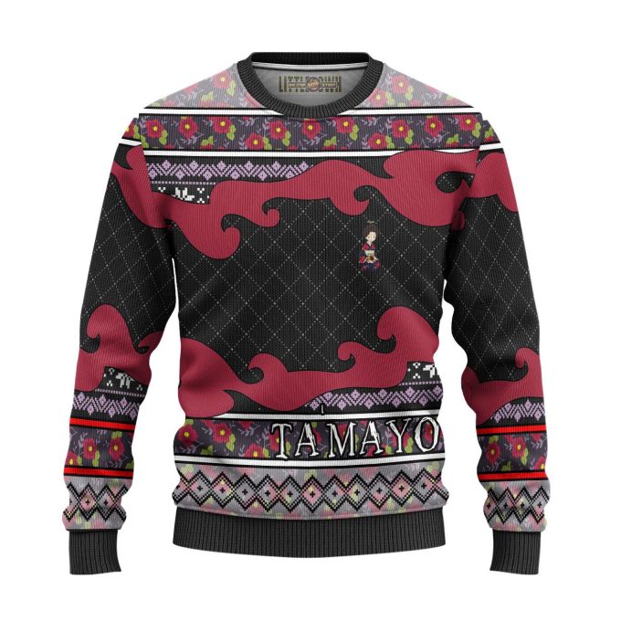 Get Festive with Tamayo Anime Ugly Christmas Sweater – All Over Print Sweatshirt