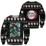 Tanjiro Kamado Demon Slayer Anime Ugly Christmas Sweater – All Over Print Sweatshirt