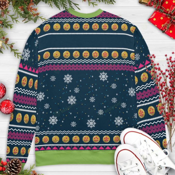 Tis Over 9000 Dragon Ball Christmas Sweater